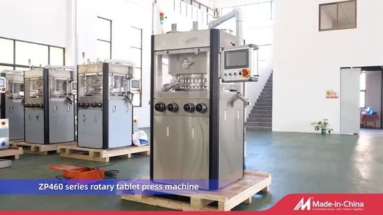 China 25mm Tablet Automatic Rotary Tablet Press Machine with 100kN Pressure and 40r/min Turret Speed fournisseur