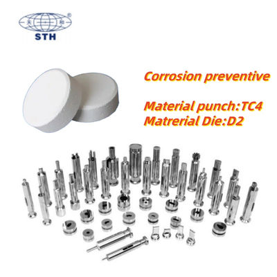 China Corrosion Preventive Punches and Dies with Customized Shape for Disinfection Tablets Made from High Graded Alloy Steel fournisseur
