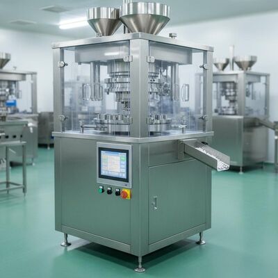 China ZP45A PLC HMI Touchscreen-gesteuerte automatische Tablet-Pressmaschine mit 45-Stationen-Hochgeschwindigkeits-Rotationsturm und 100KN maximaler Druckkraft fournisseur