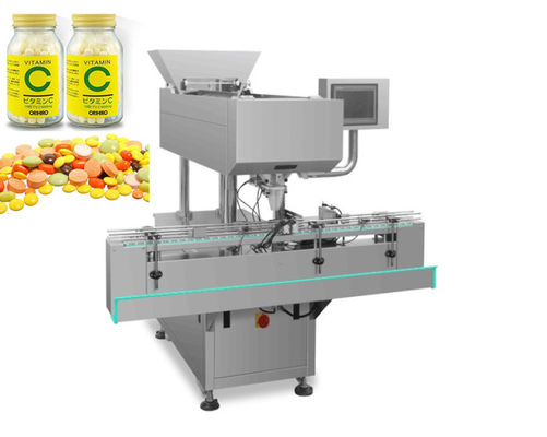 China 60 Flaschen-automatisches Tablet-Zählungsund Füllmaschine PLC-Steuerung fournisseur