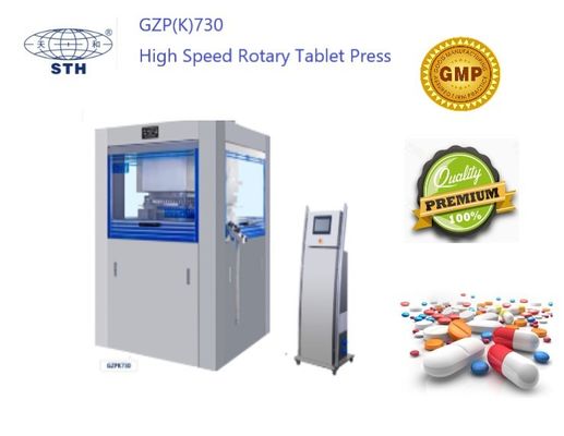China Rotierende pharmazeutische automatische Tablet-Presse-Maschinen-hohe Geschwindigkeit fournisseur