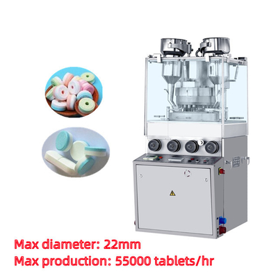 TIANHE 23 Stationen Doppelschicht Süßigkeiten / Zucker Rotation Tablet Press-Maschine fournisseur