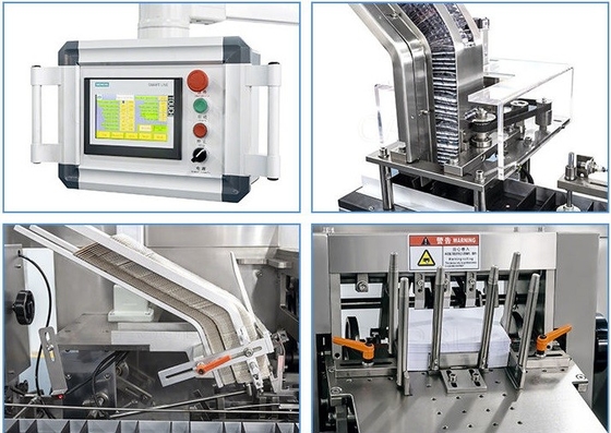 TIANHE Flasche Kapsel Pille Kosmetik Automatische Kartonmaschine 60 - 120 mm fournisseur