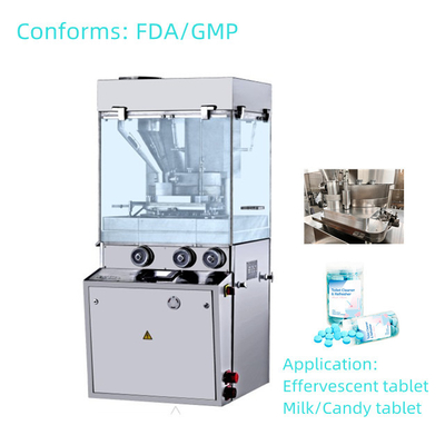 TIANHE Effervescent Tablet Force Feeder Tablet Komprimierungsmaschine Berührungsschirm Einzelseite fournisseur