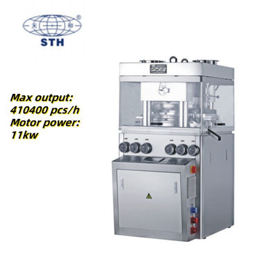 High Speed Rotary Tablet Press with 57 Stations 410400 PCS/H Capacity and Automatic Lubrication System fournisseur