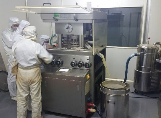 GZP55 Hochgeschwindigkeits-Rundläufer-Tablettenpresse mit 100 kN Hauptpressdruck, 20 kN Vorpressdruck und 396.000 Stück/h Produktionskapazität fournisseur