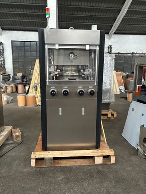 25 mm Tablet Automatic Rotary Tablet Press Machine mit 100kN Druck und 40r/min Turrengeschwindigkeit fournisseur