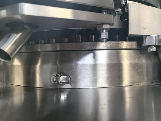 41 Stationen Hochgeschwindigkeits-Tablettenpresse mit 100 kN Hauptdruck und 40 kN Vordruck für die pharmazeutische Produktion fournisseur