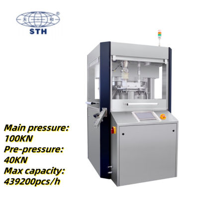 GMP 21 CFR Part 11 High Speed Tablet Press with 61 Stations and 439200 PCS/H Capacity for Pharmaceutical Industry fournisseur