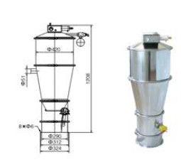 pneumatischer Förderer 3000kg/H 0.6Mpa 1440L/Min SS Vakuum fournisseur